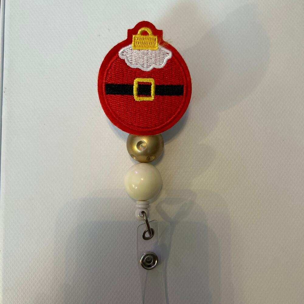 Santa Belt Badge Reel